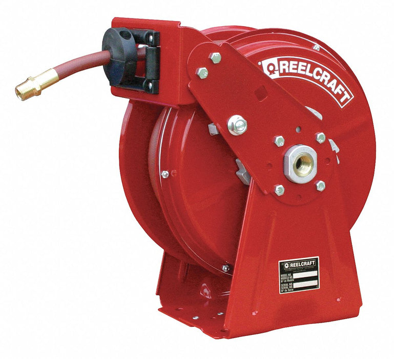 Spring Return Hose Reel 1/2 in ID 35 ft