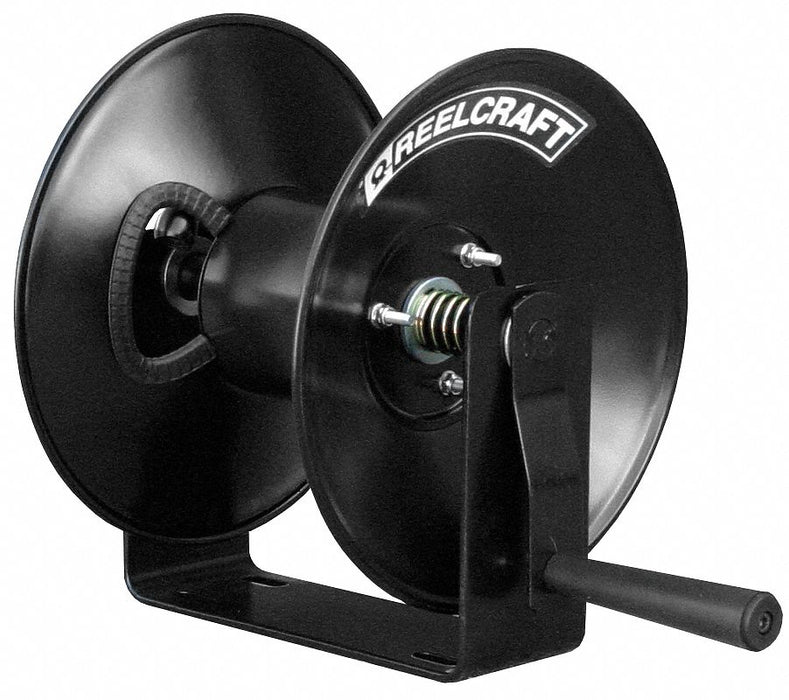 Hand Crank Hose Reel 100 ft 1/2 ID Blck
