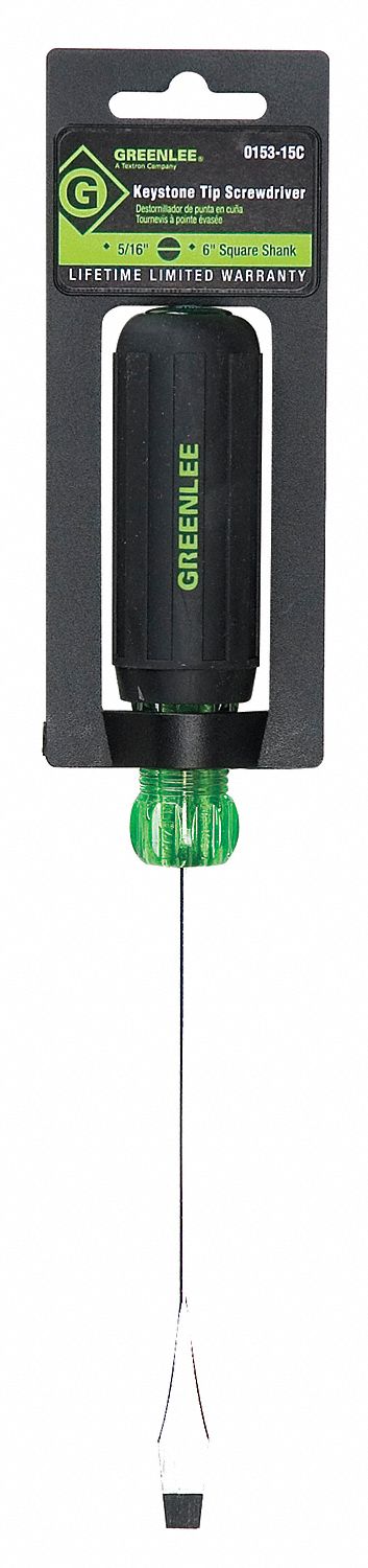 Screwdriver Slotted 5/16x6 Square