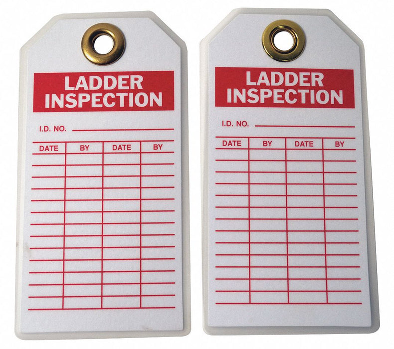 Tag White Polyester 3inH 5-3/4inW PK10