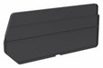 BinDivider 10.375inL Plastic Black PK6