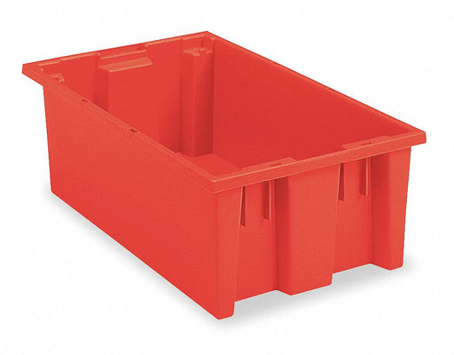 F8980 Stacking NestingTote 19.5inL 13.5inW Red