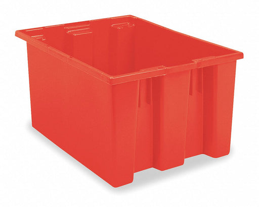 F8963 Stacking NestingTote 23.5inL 15.5inW Red