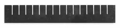 Divider 3.5inH 15.375inL Black PK6