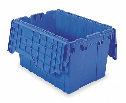 F8959 AttachedLidTote 21.5inL 15.25inW Blue
