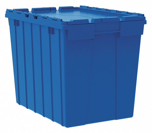 F8958 AttachedLidTote 21.5inL 15.25inW Blue