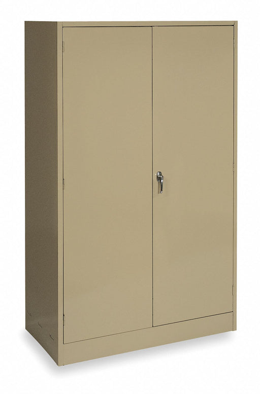 Storage Cabinet 78 x48 x18 Tan 4Shlv