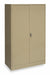Storage Cabinet 78 x48 x24 Tan 4Shlv