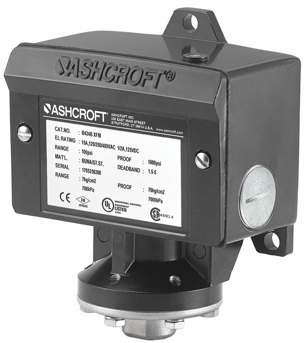 PressureSwitch 1.5-15psi Diaphragm SPDT