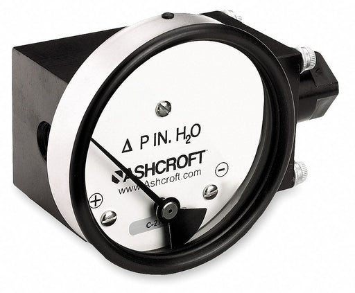 D0749 Pressure Gauge 0 to 100 In H2O
