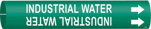 Pipe Marker Industrial Water 2 13/16in H