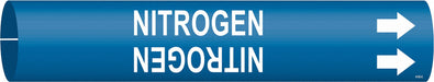 Pipe Marker Nitrogen 2 in H 2 in W