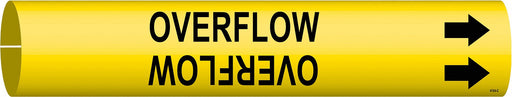 Pipe Marker Overflow 2 in H 2 in W