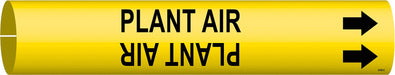 Pipe Marker Plant Air 2 in H 2 in W
