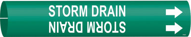 Pipe Marker Storm Drain 2 in H 2 in W