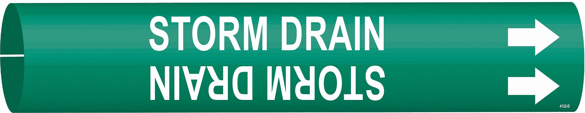 Pipe Marker Storm Drain 2 13/16in H