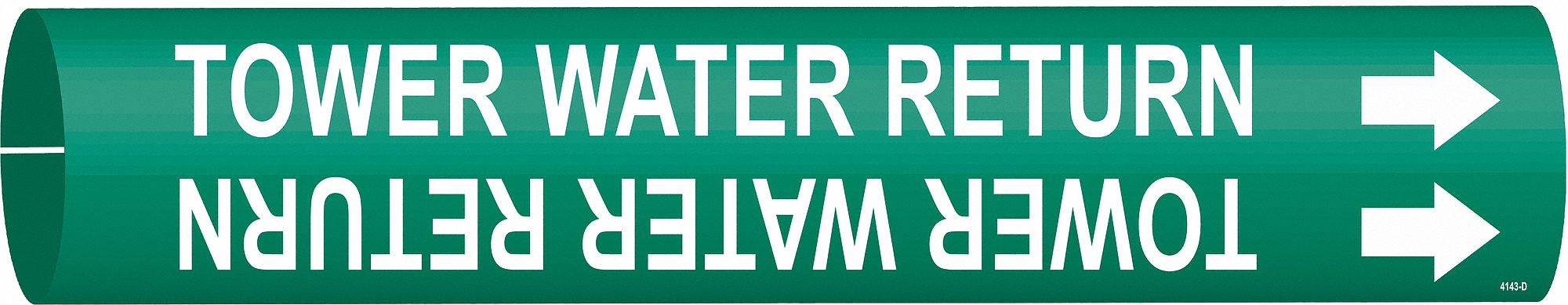 Pipe Marker Tower Water Return