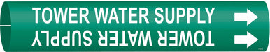 Pipe Mrkr Tower Water Supply 2in H 2in W
