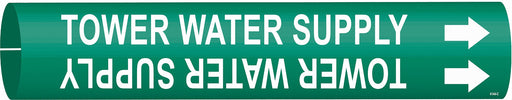 Pipe Mrkr Tower Water Supply 2in H 2in W