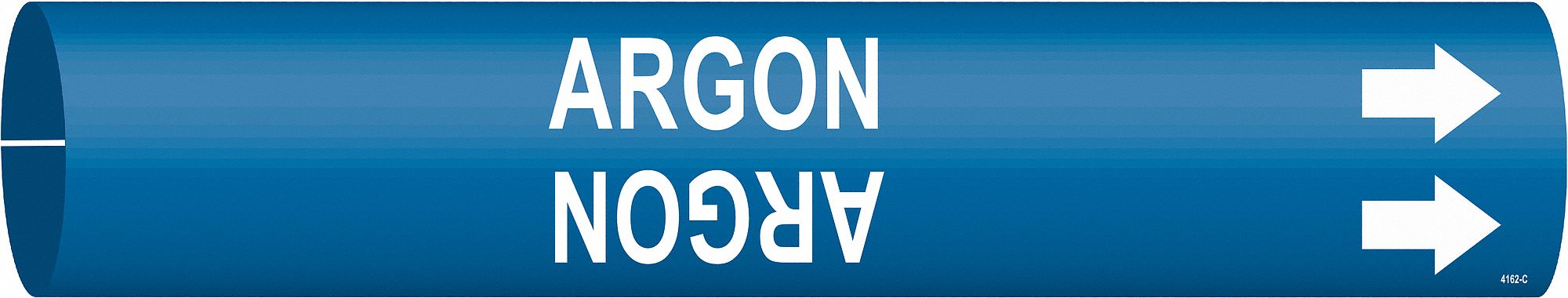 Pipe Marker Argon 2 in H 2 in W