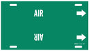 Pipe Marker Air 10 in H 24 in W