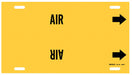 Pipe Marker Air 10 in H 24 in W