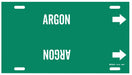 Pipe Marker Argon 8 in H 16 in W