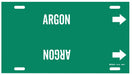 Pipe Marker Argon 10 in H 24 in W