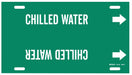 Pipe Marker Chilled Water 10in H 24in W