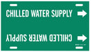 Pipe Mrkr Chilled Watr Sply 8in H 16in W