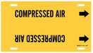 Pipe Marker Compressed Air 8in H 16in W