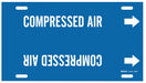 Pipe Marker Compressed Air 8in H 16in W