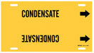 Pipe Marker Condensate 8 in H 16 in W