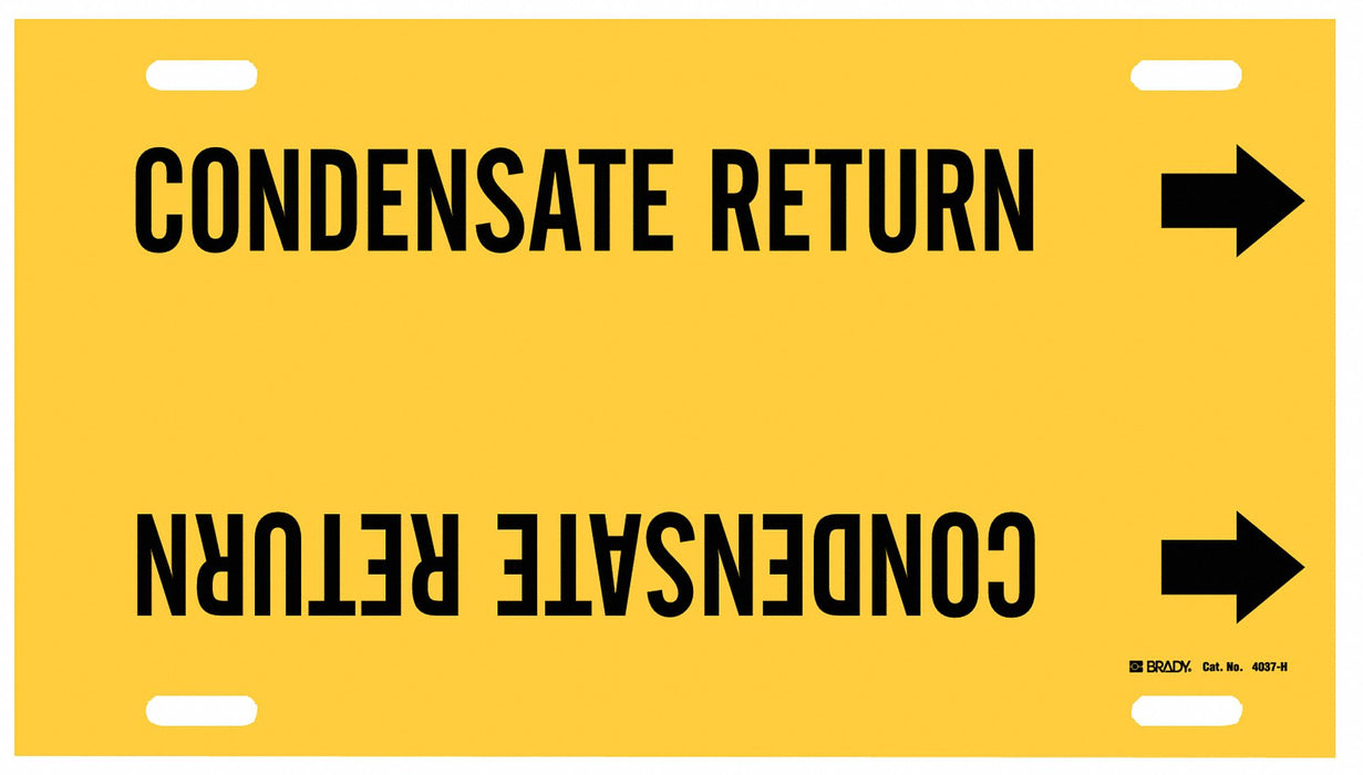 Pipe Mrkr Condnsate Return 10in H 32in W