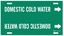 Pipe Mrkr Domstc Cold Watr 10in H 24in W