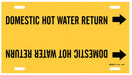 Pipe Marker Domestic Hot Water Return