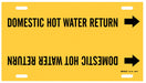 Pipe Marker Domestic Hot Water Return