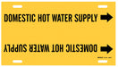 Pipe Marker Domestic Hot Water Supply