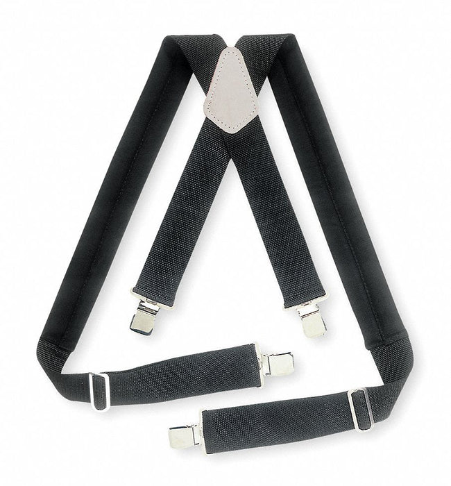 Suspenders Black Adjustable Universal