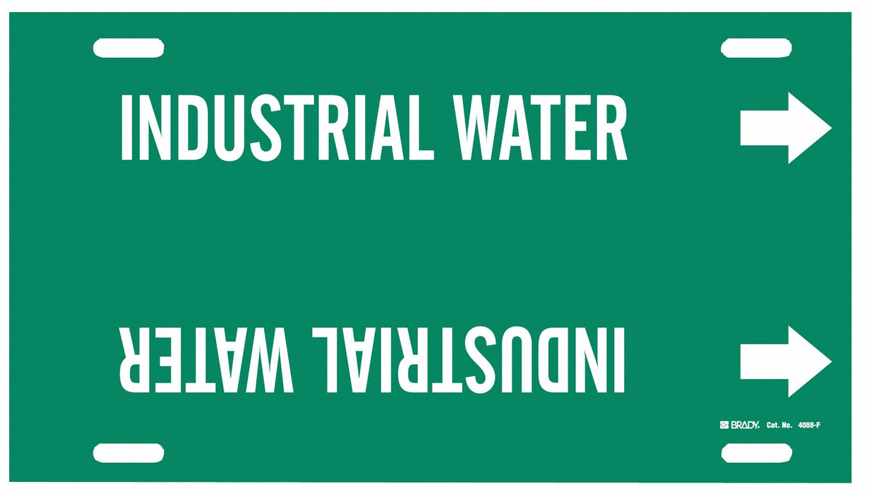 Pipe Markr Industrial Water 8in H 16in W