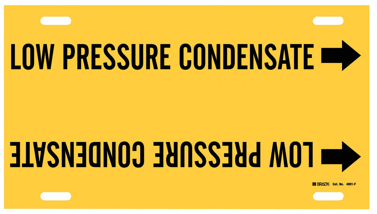 Pipe Markr Low Pressure Condensate 8in H
