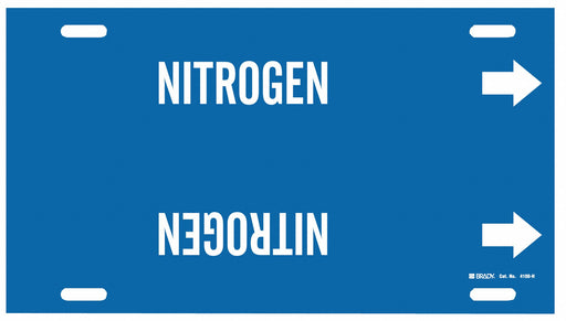 Pipe Marker Nitrogen 10 in H 32 in W