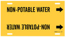 Pipe Mrkr Non-Potable Watr 10in H 32in W