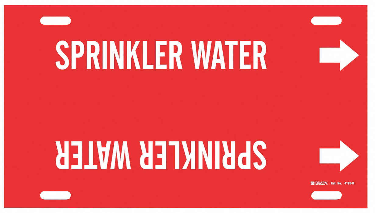 Pipe Markr Sprinkler Water 10in H 32in W