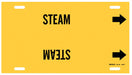 Pipe Marker Steam 10 in H 24 in W