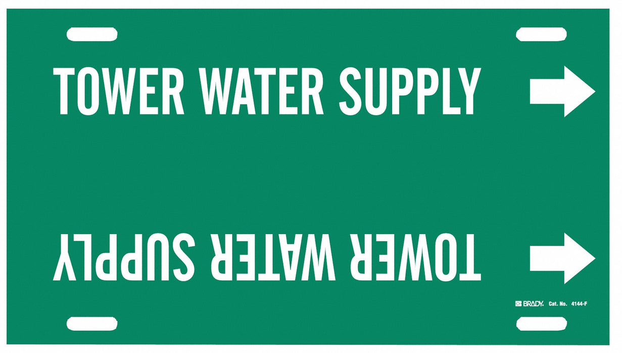 Pipe Mrkr Tower Watr Supply 8in H 16in W