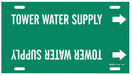 Pipe Mrkr Tower Watr Supply 8in H 16in W