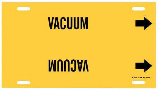 Pipe Marker Vacuum 10 in H 24 in W