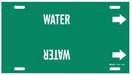 Pipe Marker Water 10 in H 24 in W