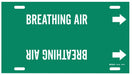 Pipe Marker Breathing Air 10in H 32in W